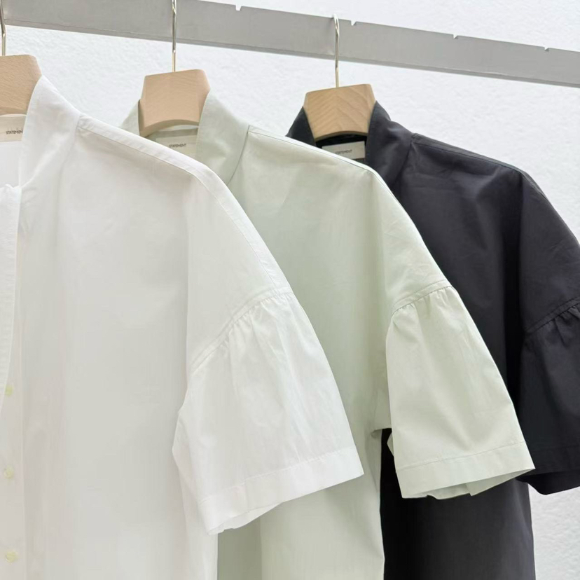 STATEMENT韓國代購女裝新款熱賣時尚26春夏職業襯衫蕾絲衫STATEMENT襯衫/蕾絲衫