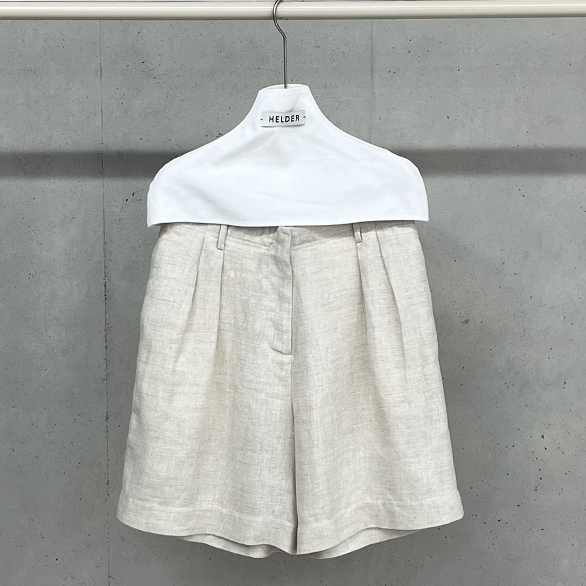 HELDER-P韓國直郵女裝新款26春夏推薦休閑時尚短褲亞麻布HELDER短褲圖色1
