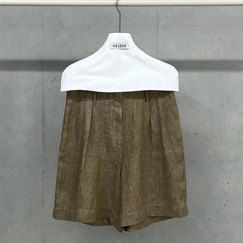 HELDER-P韓國直郵女裝新款26春夏推薦休閑時尚短褲亞麻布HELDER短褲圖色2