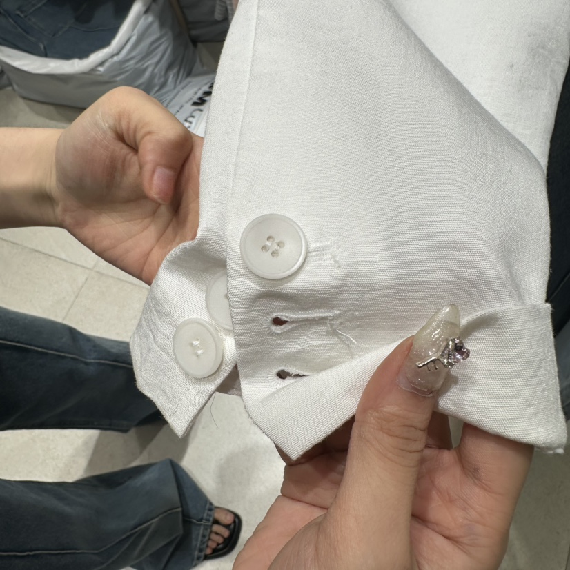 VINTAGE VIBE韓國直郵女士新款人氣職業26春夏夾克亞麻布VINTAGE VIBE夾克