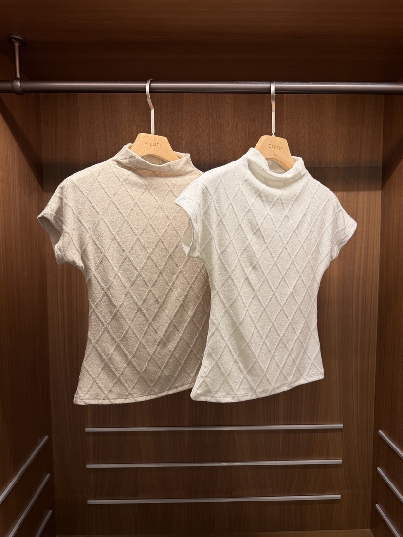 CLOTH韓國直郵女士新品人氣26春夏時尚休閑推薦職業T恤高領CLOTHT恤