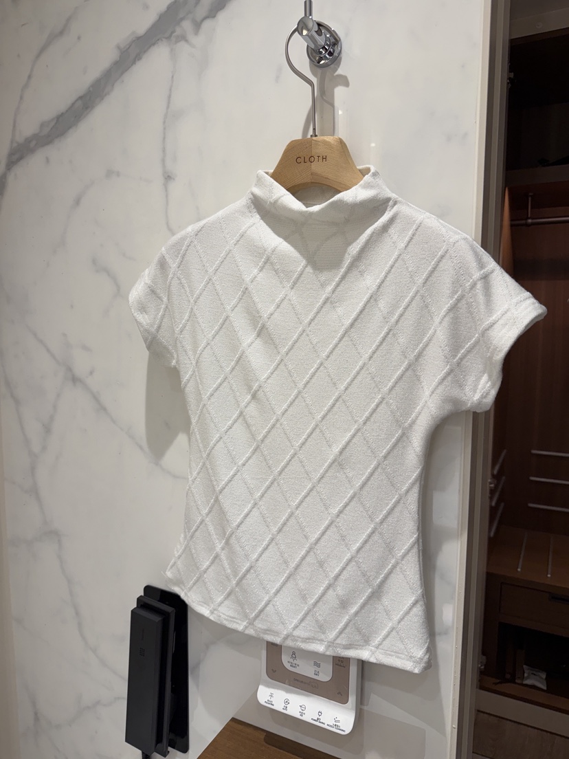 CLOTH韓國直郵女士新品人氣26春夏時尚休閑推薦職業T恤高領CLOTHT恤圖色1