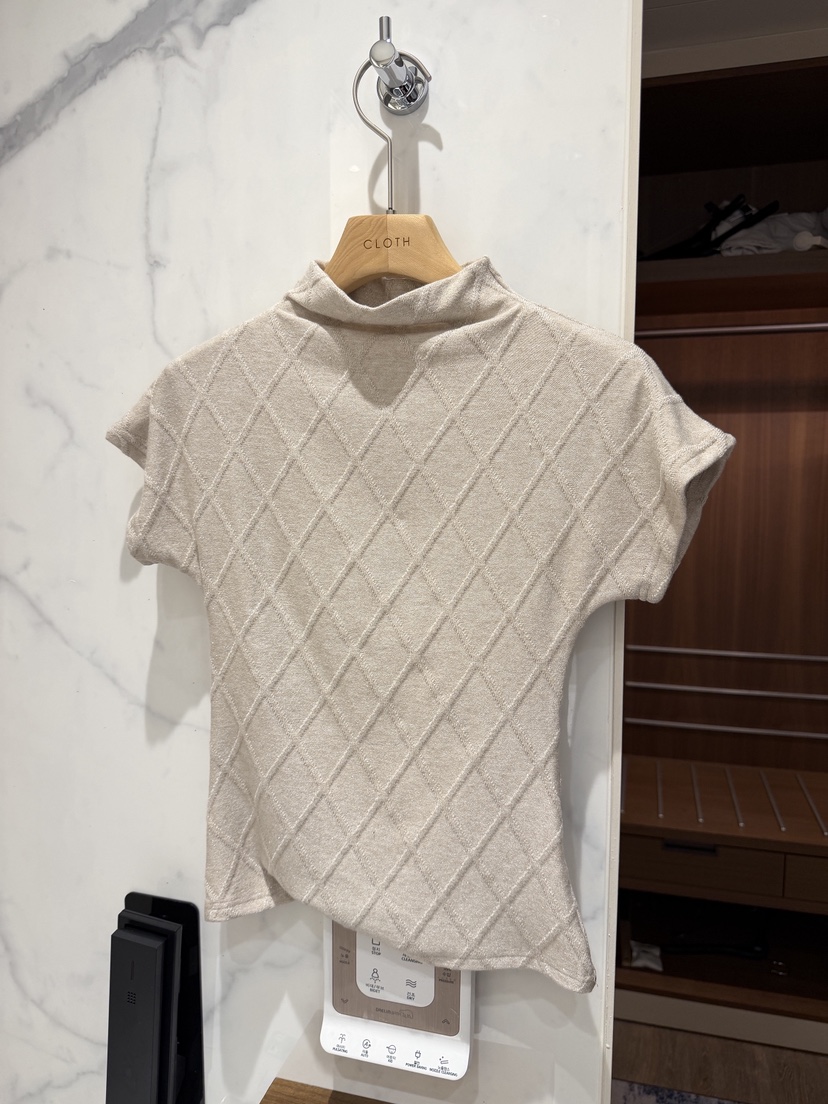 CLOTH韓國直郵女士新品人氣26春夏時尚休閑推薦職業T恤高領CLOTHT恤圖色2