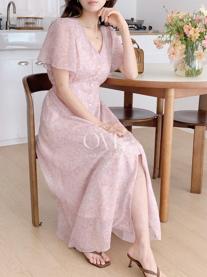 OVE韓國東大門直郵女裝新品熱賣職業26春夏推薦休閑連衣裙OVE連衣裙