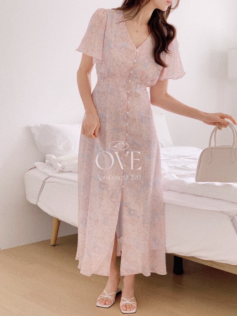 OVE韓國東大門直郵女裝新品熱賣職業26春夏推薦休閑連衣裙OVE連衣裙