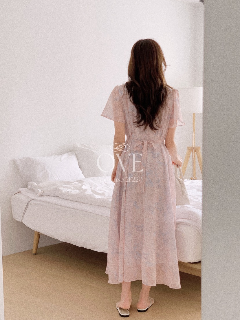 OVE韓國東大門直郵女裝新品熱賣職業26春夏推薦休閑連衣裙OVE連衣裙