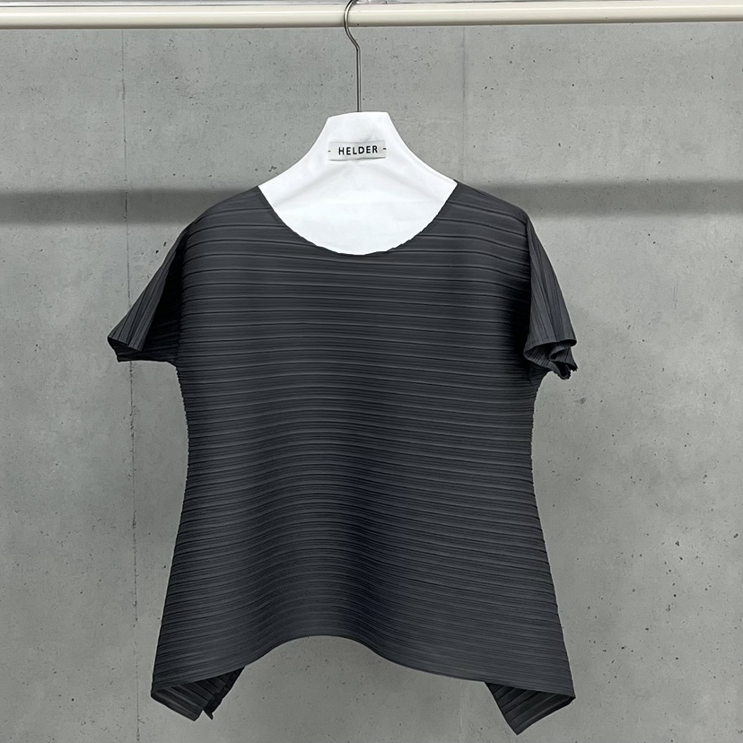 HELDER-P韓國直郵女裝新款休閑26春夏熱賣時尚T恤高領褶裥HELDERT恤圖色3灰色