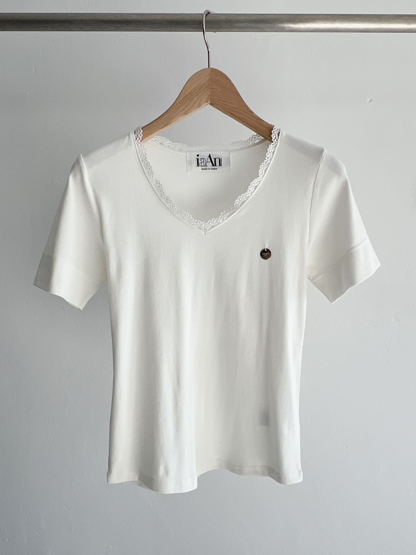 IAAN韓國直郵女士新品熱賣推薦休閑時尚人氣職業26春夏T恤iaAnT恤圖色1