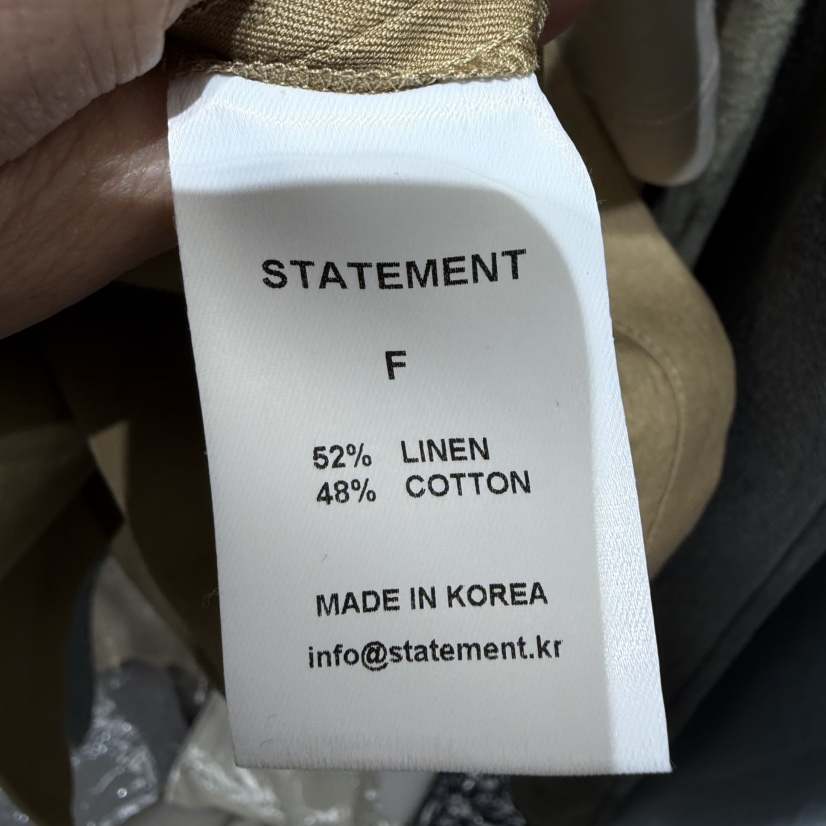 STATEMENT韓國代購女士新款熱賣人氣休閑推薦時尚夾克含腰帶STATEMENT夾克