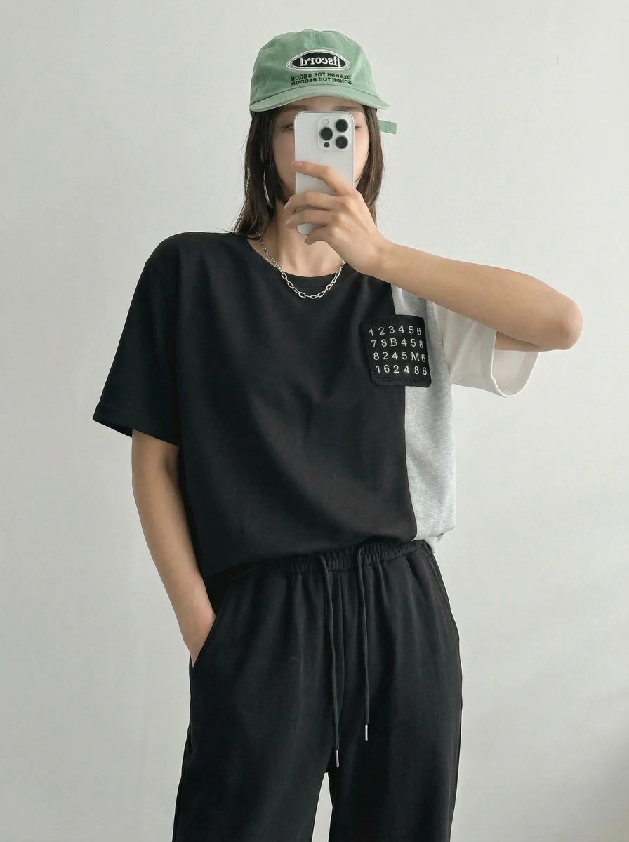 IAAN韓國東大門代購女裝新款人氣熱賣推薦職業休閑T恤口袋iaAnT恤