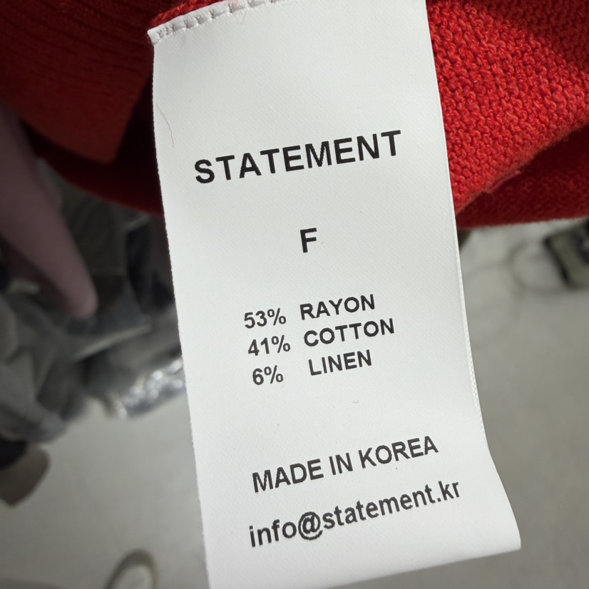 STATEMENT韓國東大門代購女裝新品26春夏職業熱賣時尚針織衫STATEMENT針織衫