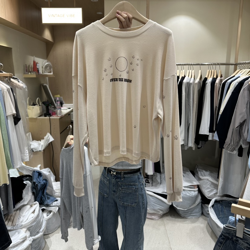 VINTAGE VIBE韓國直郵實拍女士新品26春夏推薦人氣長袖T恤VINTAGE VIBE長袖T恤圖色2