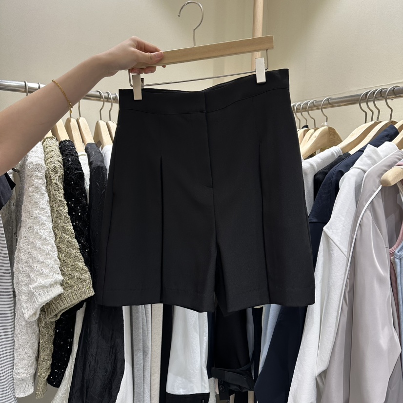 VINTAGE VIBE韓國東大門直郵女士新品時尚職業人氣短褲褶皺VINTAGE VIBE短褲圖色3