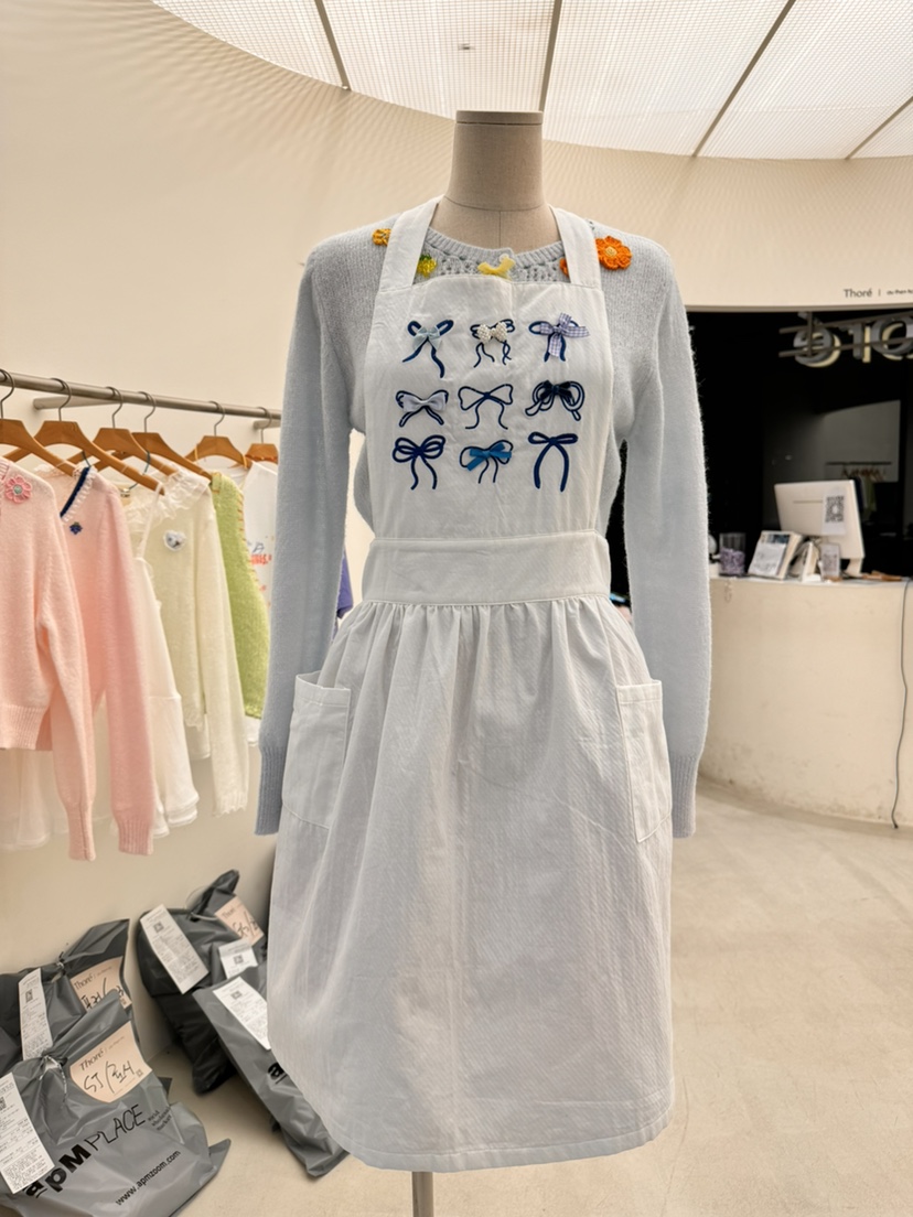 THORE韓國代購女士新款26春夏推薦時尚休閑連衣裙不含內搭THORE連衣裙圖色2