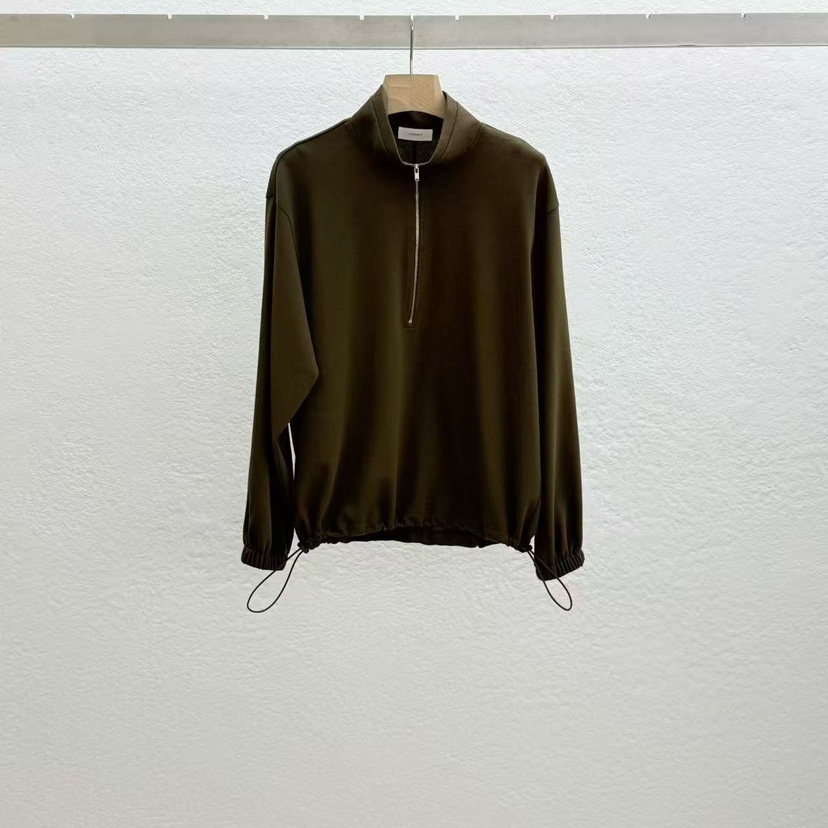 STATEMENT韓國東大門直郵女裝新品休閑熱賣職業26春夏衛衣拉鏈STATEMENT衛衣圖色2棕色