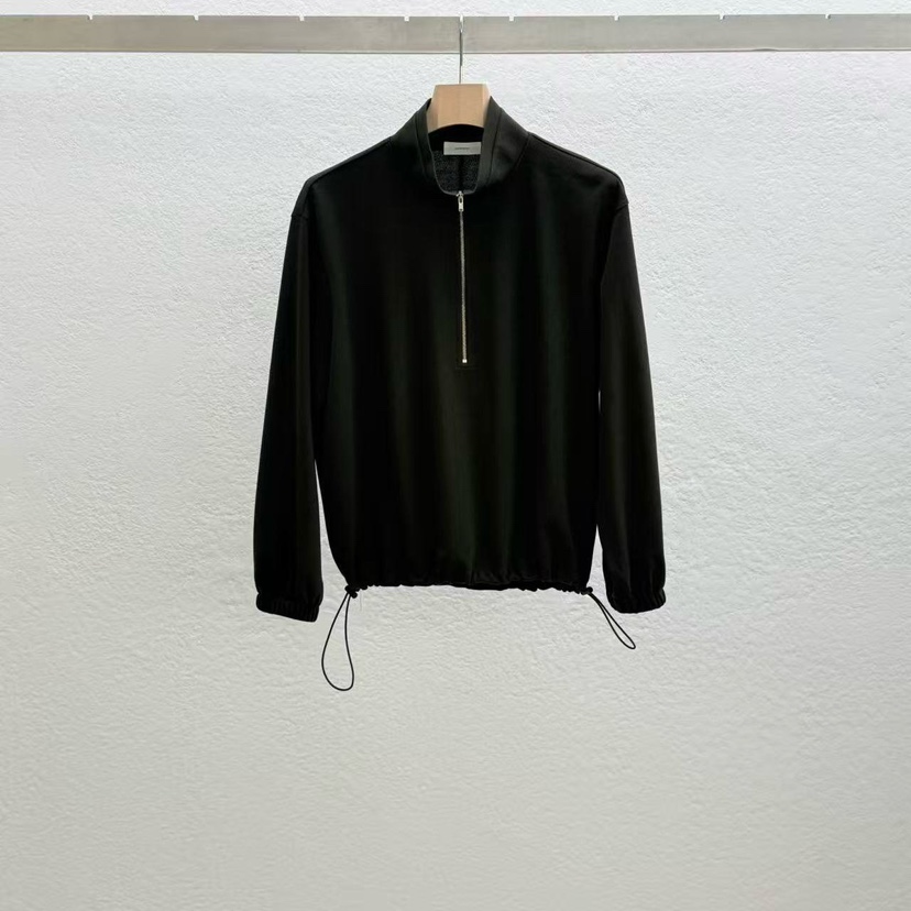 STATEMENT韓國東大門直郵女裝新品休閑熱賣職業26春夏衛衣拉鏈STATEMENT衛衣圖色3墨色