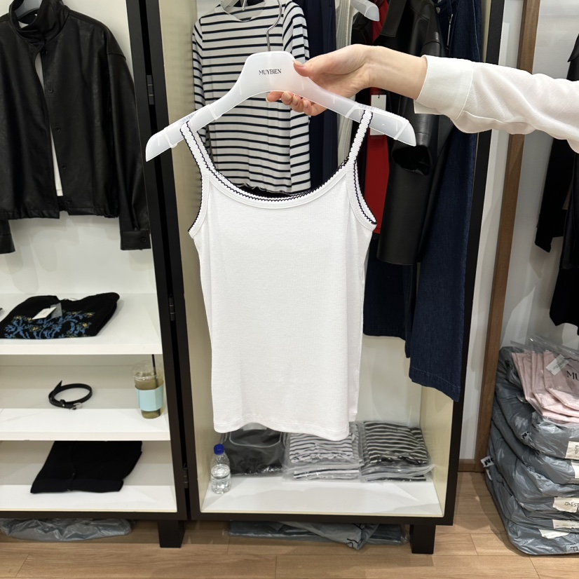 MUYBIEN韓國代購女士新款職業時尚26春夏休閑人氣吊帶背心MUYBIEN吊帶/背心圖色1