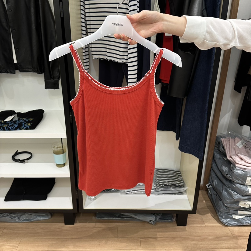 MUYBIEN韓國代購女士新款職業時尚26春夏休閑人氣吊帶背心MUYBIEN吊帶/背心圖色2