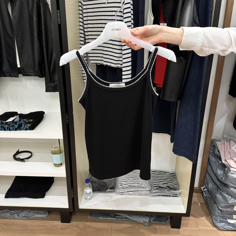 MUYBIEN韓國代購女士新款職業時尚26春夏休閑人氣吊帶背心MUYBIEN吊帶/背心圖色3