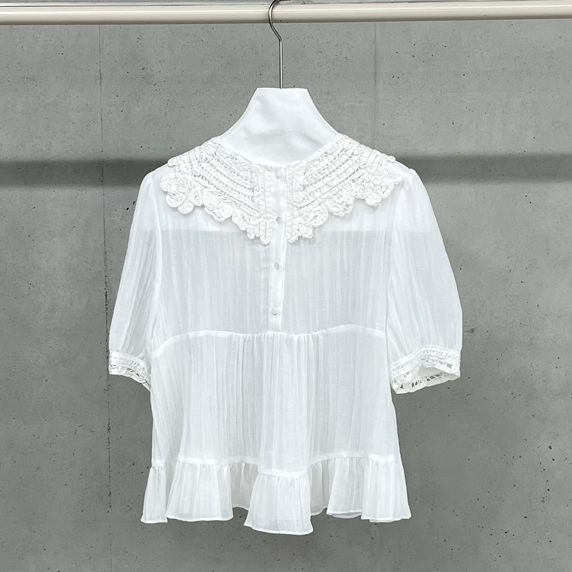 HELDER-P韓國東大門直郵女裝新品26春夏人氣推薦襯衫蕾絲衫HELDER襯衫/蕾絲衫