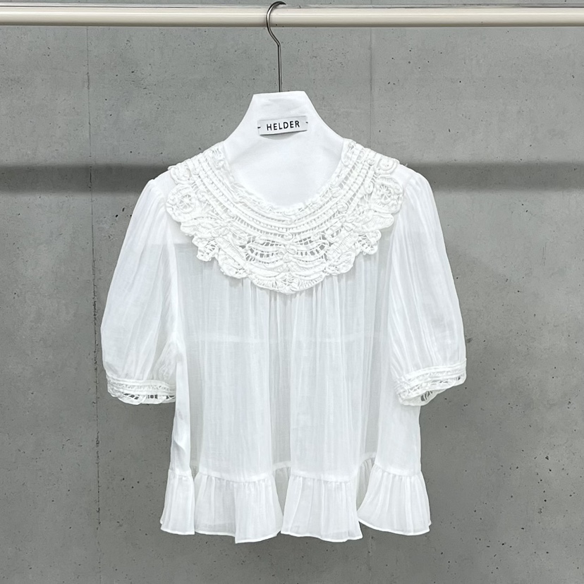 HELDER-P韓國東大門直郵女裝新品26春夏人氣推薦襯衫蕾絲衫HELDER襯衫/蕾絲衫圖色1