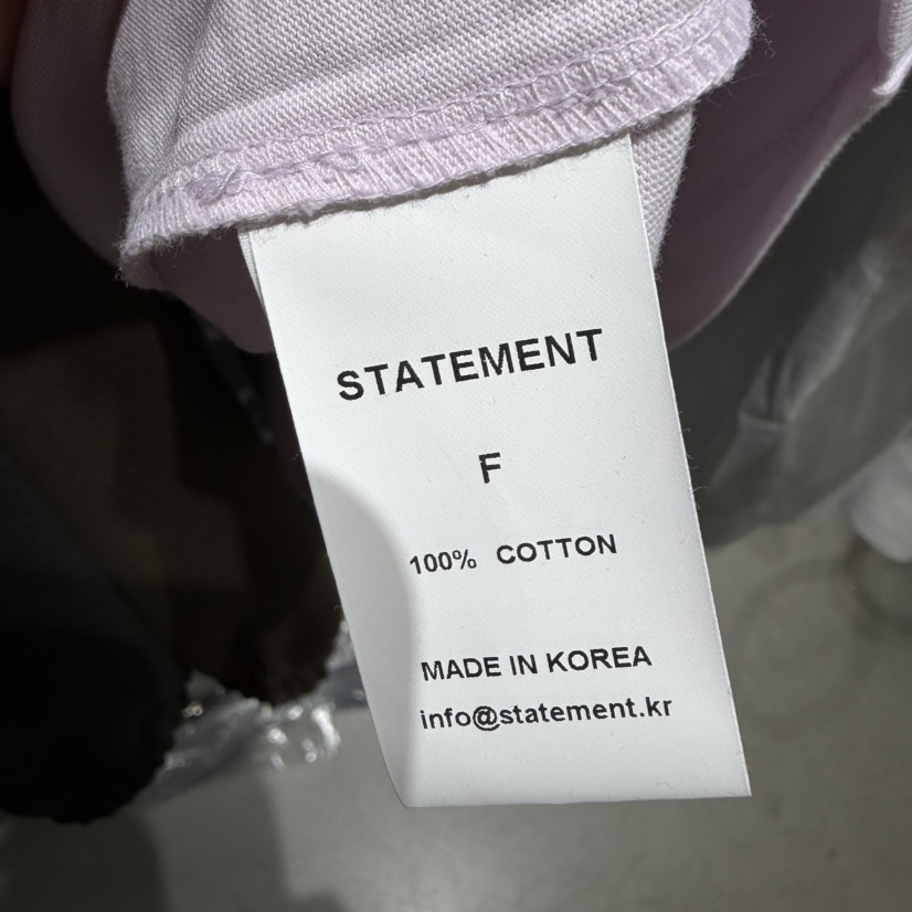 STATEMENT韓國代購女裝新品人氣職業推薦26春夏時尚熱賣T恤STATEMENTT恤