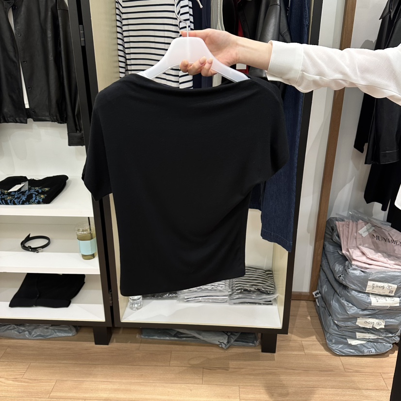 MUYBIEN韓國直郵女士新款26春夏推薦熱賣人氣休閑時尚T恤MUYBIENT恤