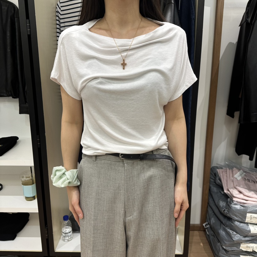 MUYBIEN韓國直郵女士新款26春夏推薦熱賣人氣休閑時尚T恤MUYBIENT恤圖色1