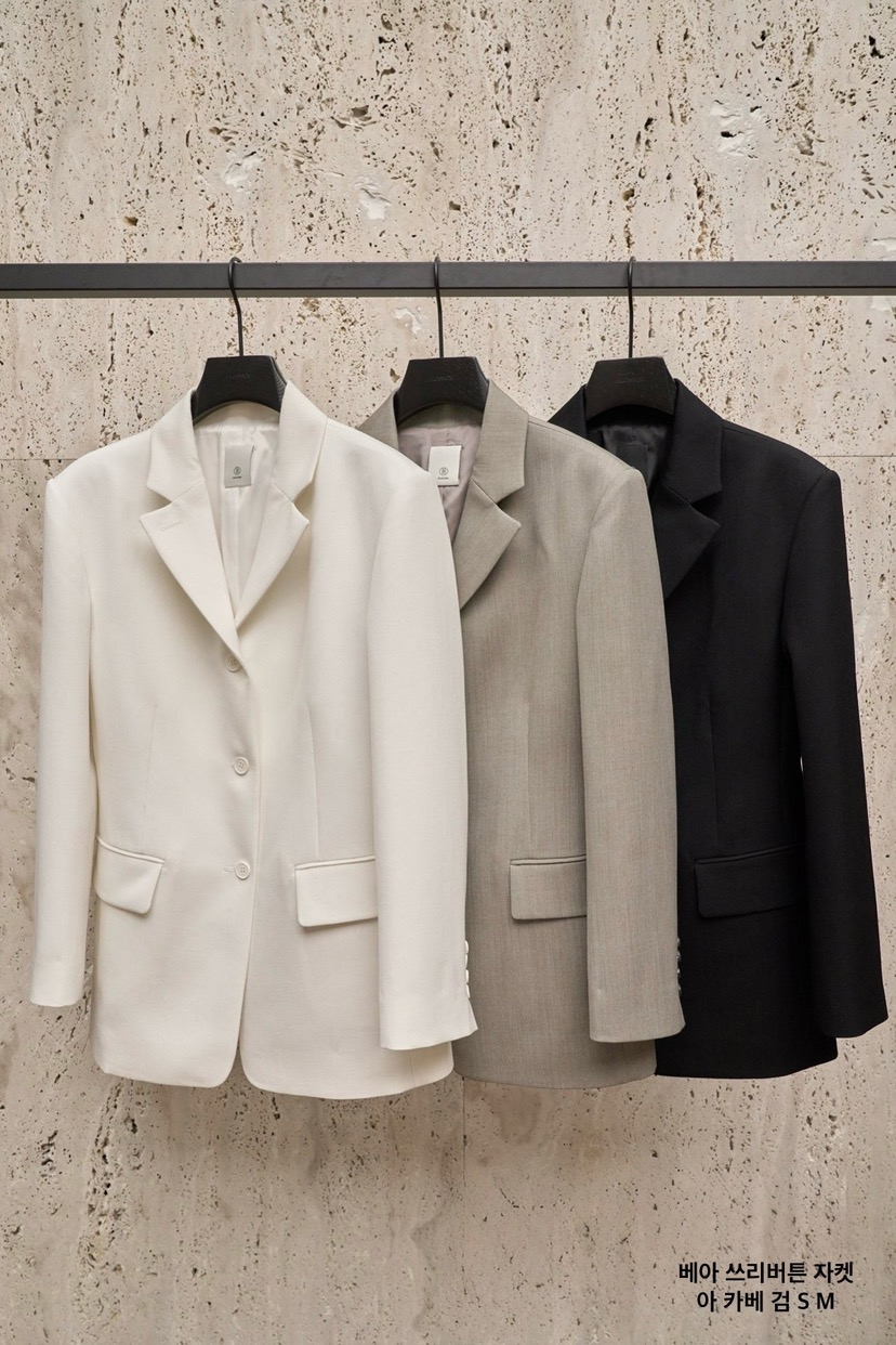 BLOSSOM韓國直郵女士新品時尚推薦熱賣人氣休閑職業夾克紐扣BLOSSOM夾克