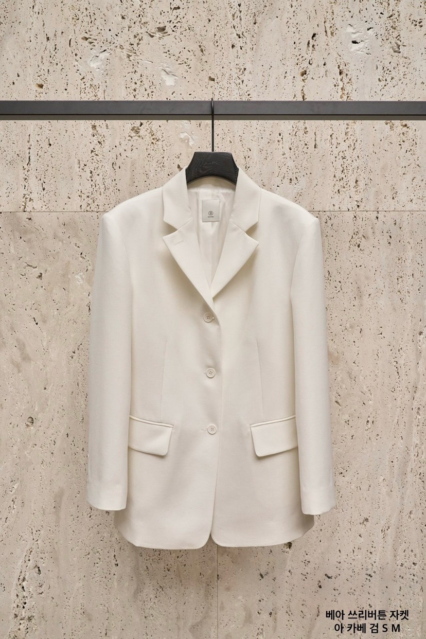 BLOSSOM韓國直郵女士新品時尚推薦熱賣人氣休閑職業夾克紐扣BLOSSOM夾克圖色1