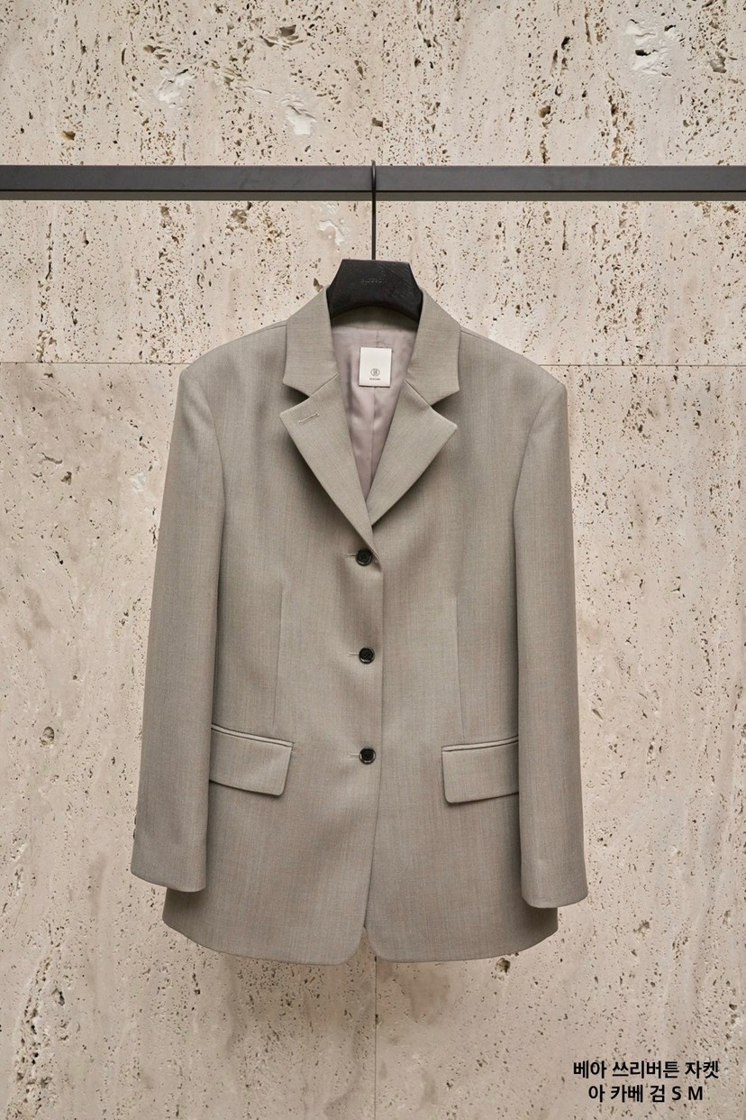 BLOSSOM韓國直郵女士新品時尚推薦熱賣人氣休閑職業夾克紐扣BLOSSOM夾克圖色2