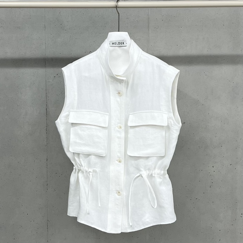 HELDER-P韓國東大門直郵女士新品熱賣休閑推薦馬甲亞麻布HELDER馬甲圖色2