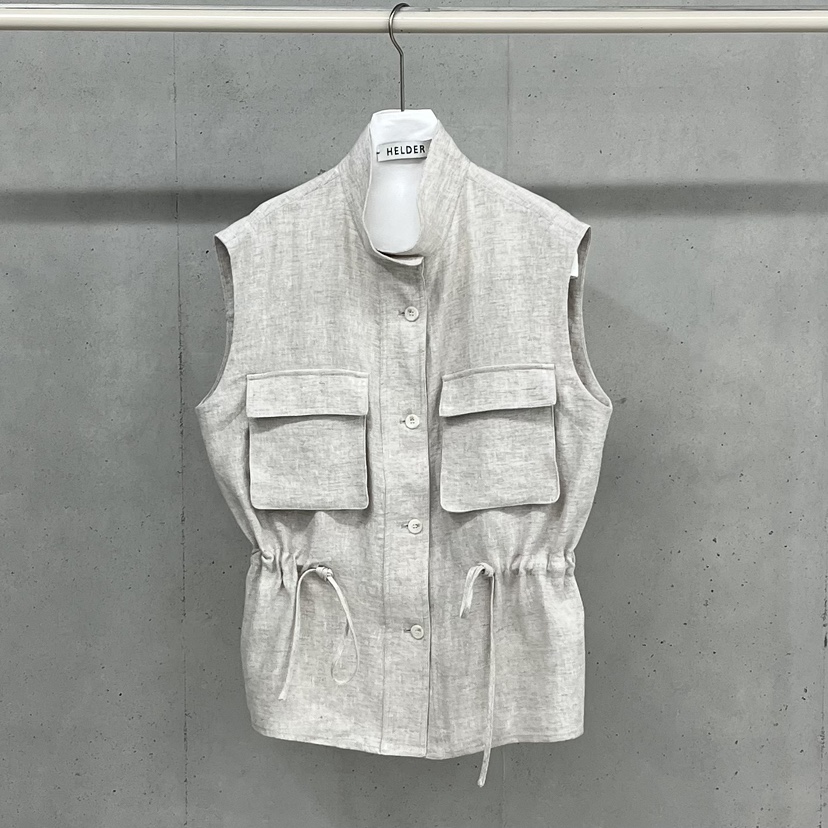 HELDER-P韓國東大門直郵女士新品熱賣休閑推薦馬甲亞麻布HELDER馬甲圖色3