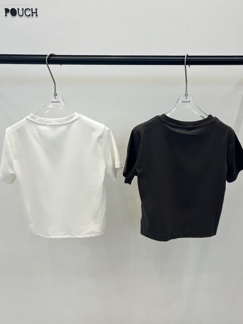POUCH韓國代購女裝新款休閑人氣熱賣26春夏時尚職業推薦T恤POUCHT恤