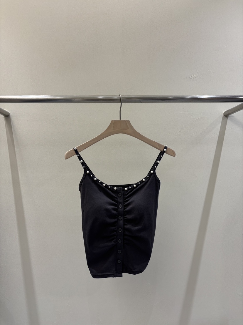 MABE韓國直郵實拍女士新品熱賣26春夏休閑職業人氣吊帶背心MABE吊帶/背心圖色2墨色