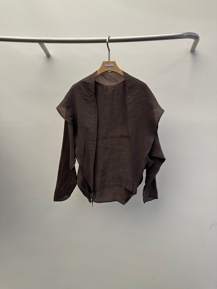 WIDA-P/RENEJ韓國直郵女士新款休閑熱賣襯衫蕾絲衫含圍巾WIDA-P/RENEJ襯衫/蕾絲衫圖色5棕色