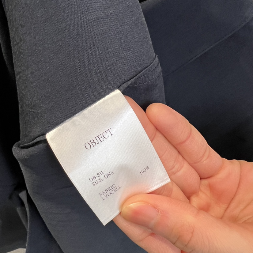 OBJECT韓國東大門代購女士新品26春夏人氣襯衫蕾絲衫纖維OBJECT襯衫/蕾絲衫