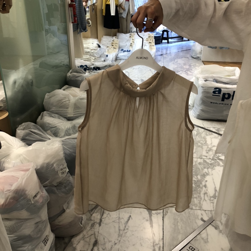 ALMOND韓國東大門直郵女士新品熱賣休閑人氣職業襯衫蕾絲衫ALMOND襯衫/蕾絲衫圖色3