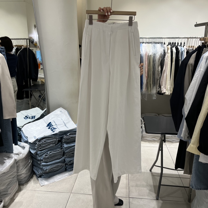 NAVYBURST韓國代購女裝新品人氣推薦休閑職業休閑褲亞麻布NAVY BURST休閑褲圖色1