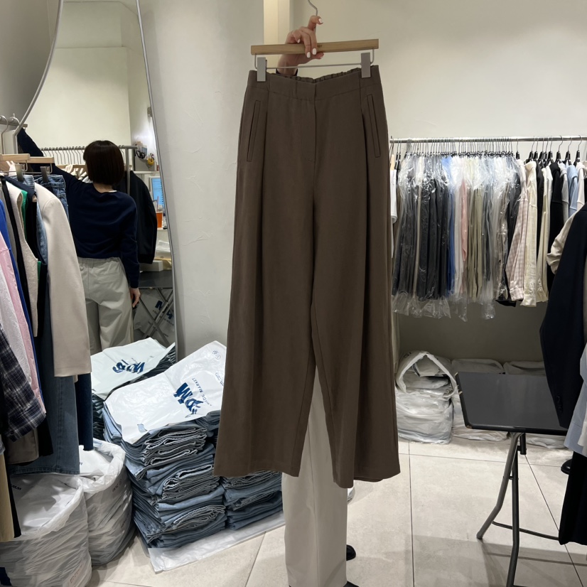 NAVYBURST韓國代購女裝新品人氣推薦休閑職業休閑褲亞麻布NAVY BURST休閑褲圖色2