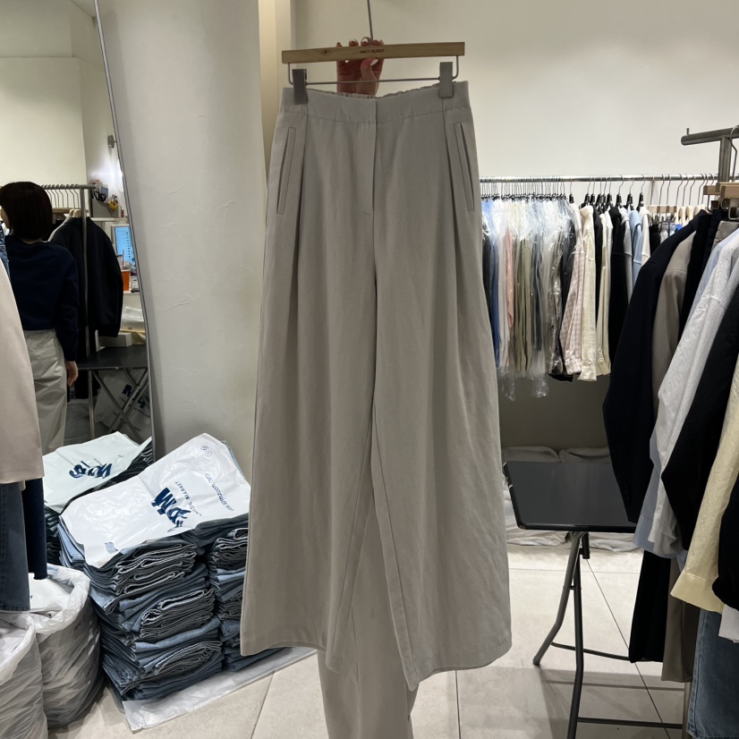 NAVYBURST韓國代購女裝新品人氣推薦休閑職業休閑褲亞麻布NAVY BURST休閑褲圖色4