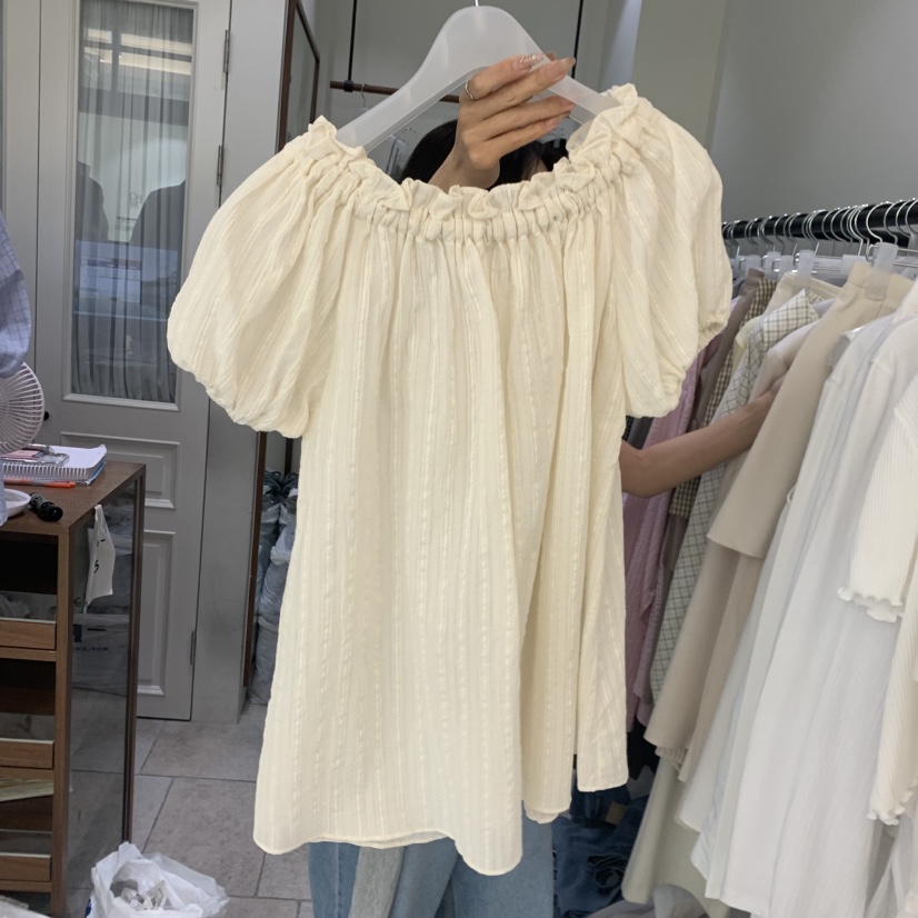 LE AHICON韓國直郵實拍女裝新品時尚推薦熱賣襯衫蕾絲衫Le Ahicon襯衫/蕾絲衫