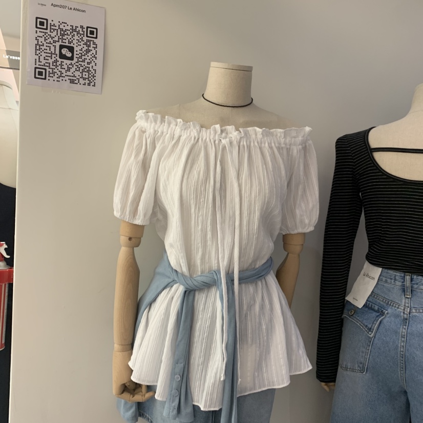 LE AHICON韓國直郵實拍女裝新品時尚推薦熱賣襯衫蕾絲衫Le Ahicon襯衫/蕾絲衫圖色2