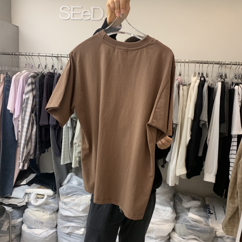 LEESEED-A韓國東大門直郵女士新款時尚人氣推薦休閑職業T恤SEeD/LEESEEDT恤