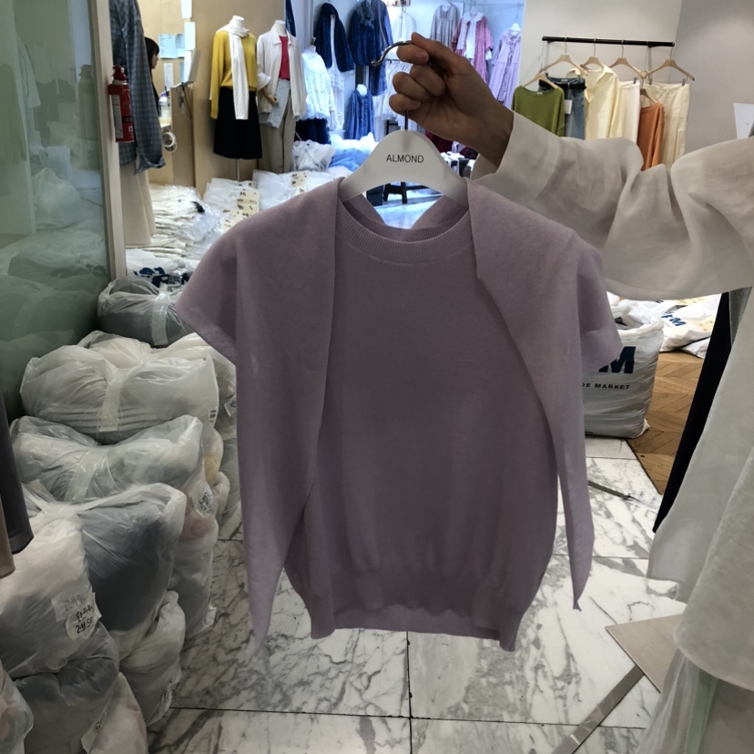 ALMOND韓國東大門代購女裝新品時尚人氣休閑26春夏推薦套裝ALMOND套裝圖色1