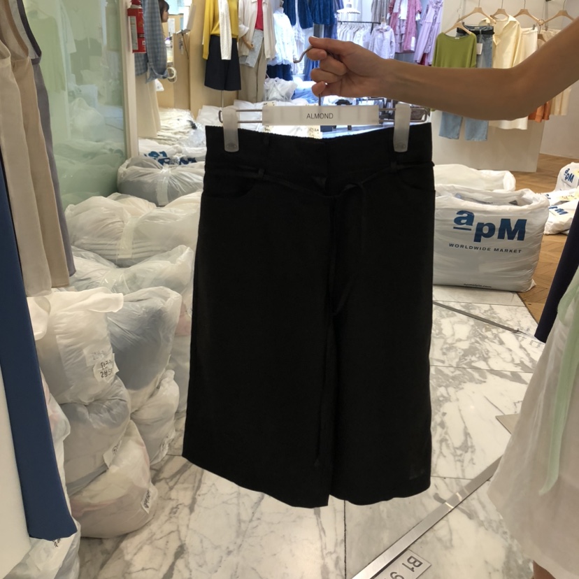 ALMOND韓國直郵實拍女士新品推薦時尚26春夏職業休閑短褲ALMOND短褲圖色2
