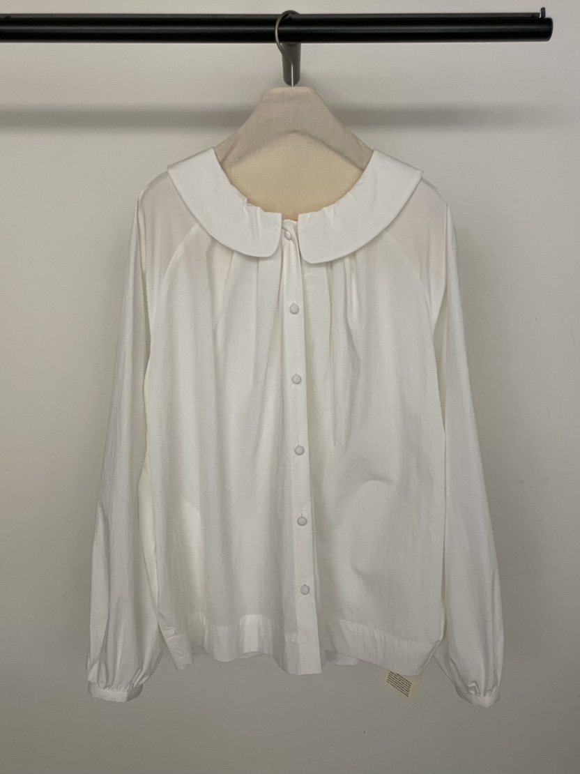 BOLD-A韓國東大門代購女裝新品休閑熱賣時尚襯衫蕾絲衫圓領RE BOLD襯衫/蕾絲衫圖色2