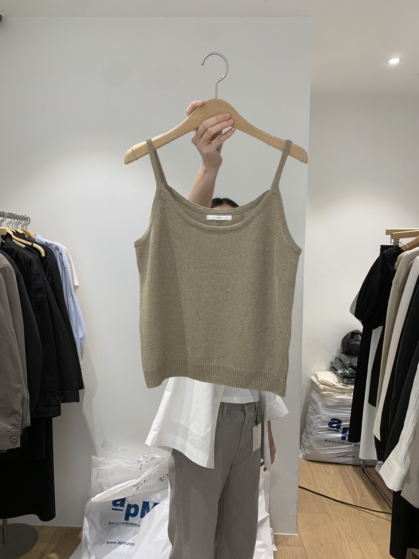 OUR-A/NOVAE韓國直郵實拍女士新款時尚推薦26春夏吊帶背心OUR/NOVAE吊帶/背心圖色1