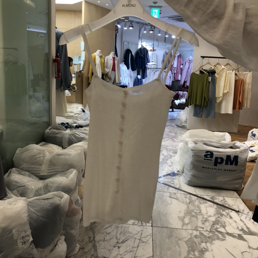 ALMOND韓國直郵實拍女士新品26春夏推薦職業熱賣吊帶背心ALMOND吊帶/背心圖色3