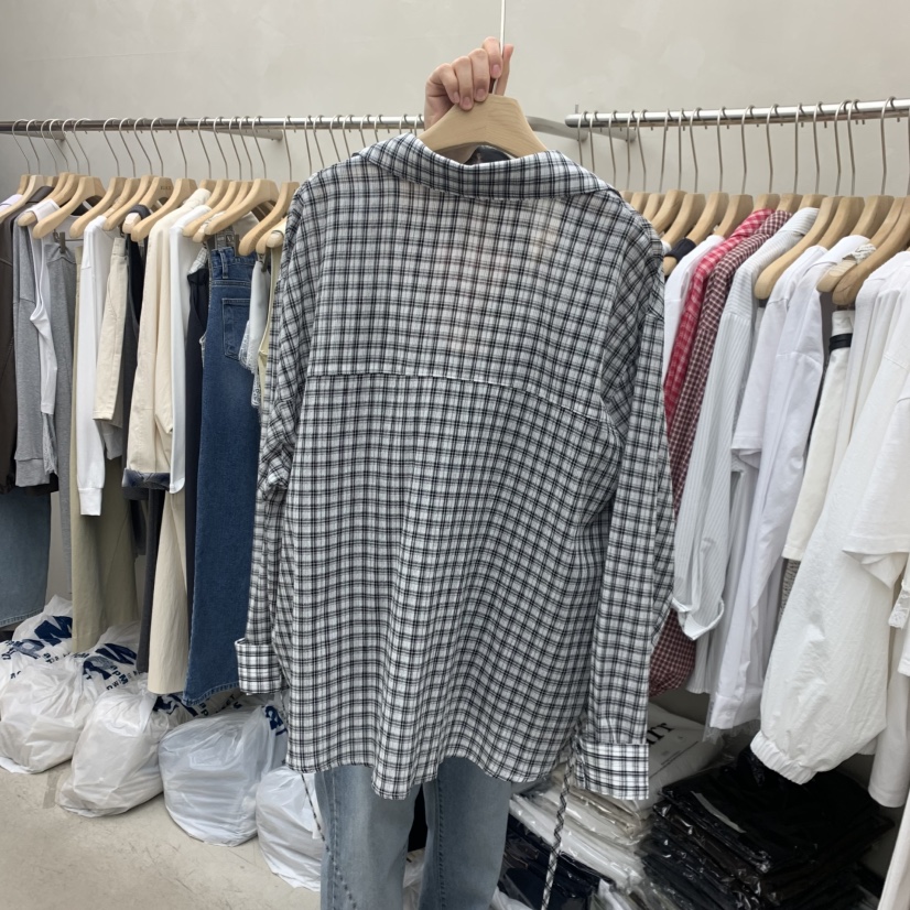 MURR韓國直郵女裝新品熱賣職業26春夏襯衫蕾絲衫不含內搭MURR襯衫/蕾絲衫